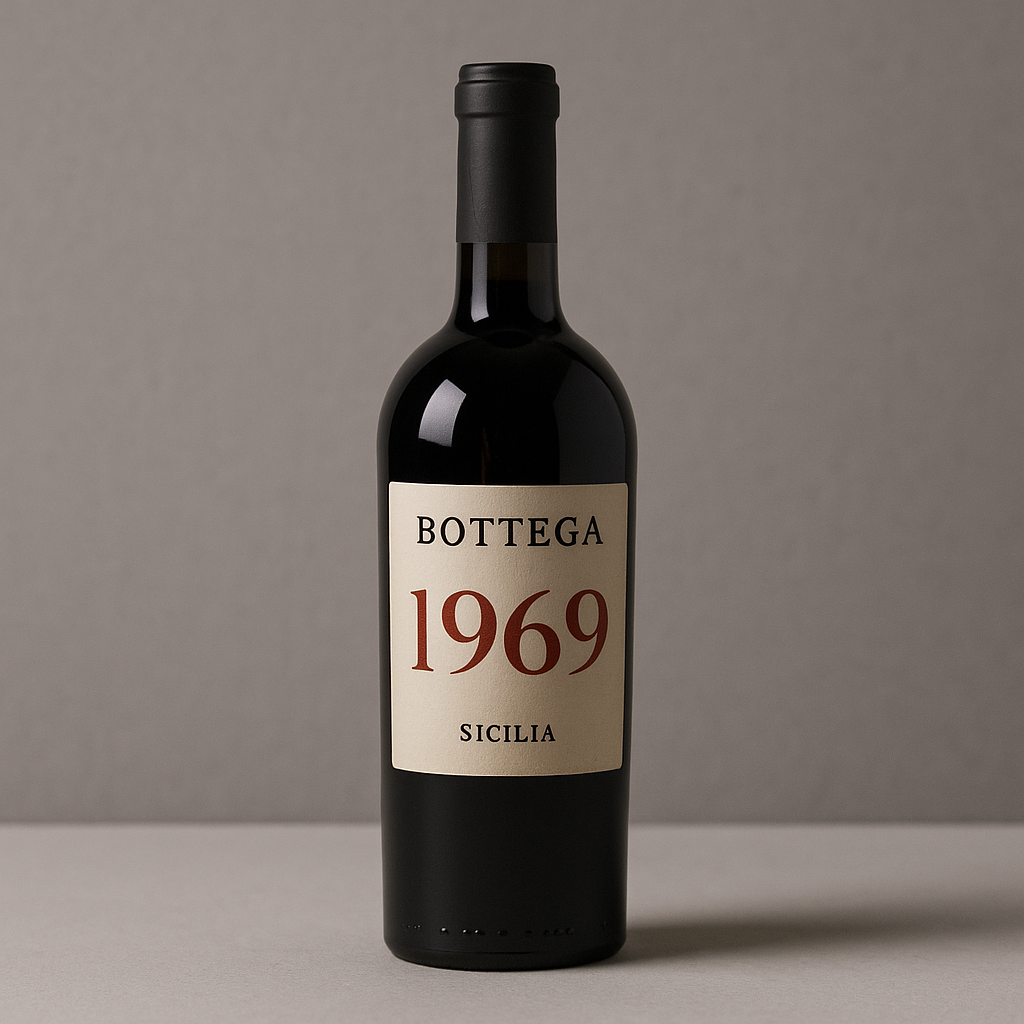 Bottega 1969 — bottiglia su fondo neutro
